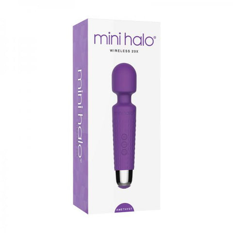 Mini Halo Wireless Wand 20x Silicone Amethyst