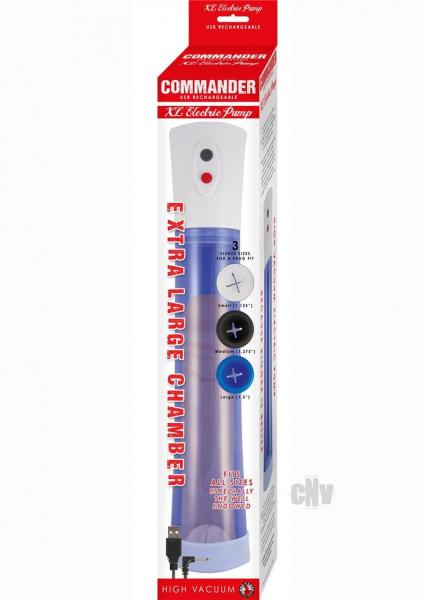 Commander Extra Large Electric Pump Blue