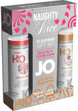 JO Naughty Or Nice Lube Gift Set Candy Cane & Gingerbread