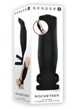 Gender X Rocketeer Vibrating Penis Sheath Black