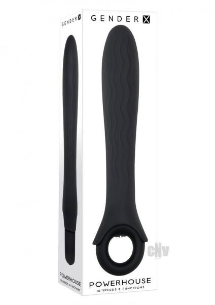 Gender X Powerhouse Ring-handle Vibrator Black