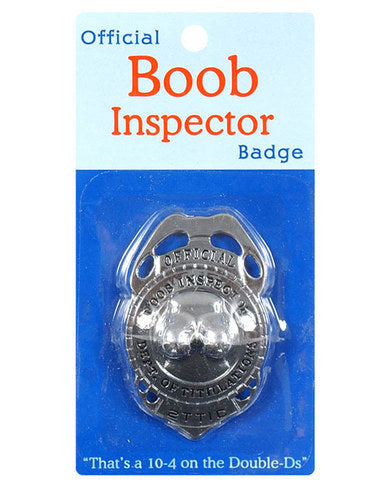 Official Boob Inspector Badge