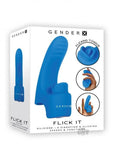 Gender X Flick It Finger Vibrator Blue