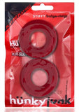 Oxballs Stiffy 2-pack Bulge Cockrings Silicone Tpr Cherry Ice