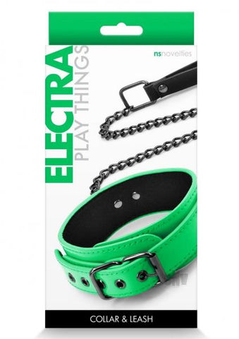 Electra Collar & Leash Green