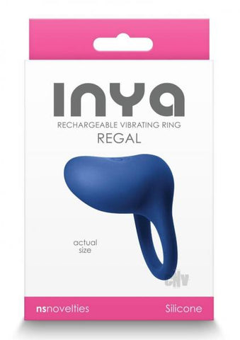 Inya Regal Vibrating Ring Blue