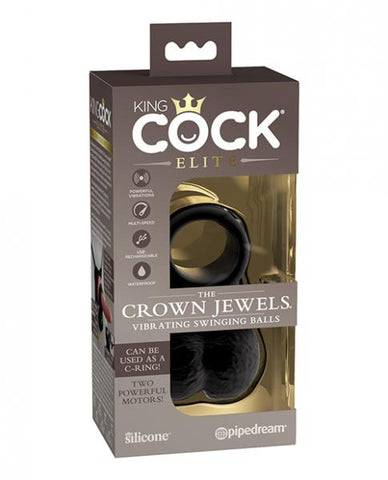 King Cock Elite The Crown Jewels Vibrating C-ring