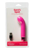 Sara's Spot Rechargeable Bullet With Removable G-spot Sleeve Pink