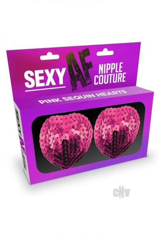 Sexy Af Nipple Couture Pink Hearts Pasties