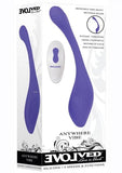 Evolved Anywhere Vibe Rechargeable Silicone Blue