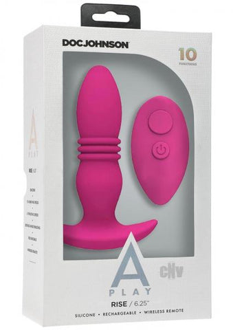 A-play Rise Rechargeable Silicone Anal Plug With Remote