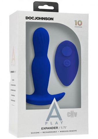 A-play Expander Rechargeable Silicone Anal Plug With Remote