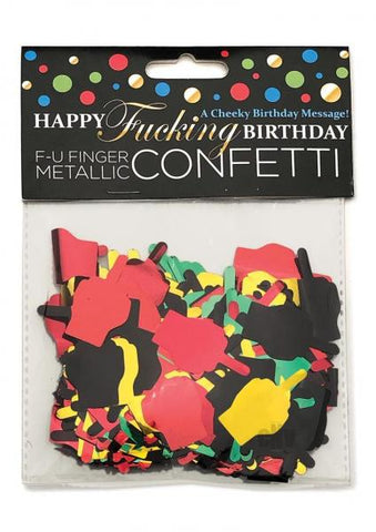 Happy Fucking Birthday Fu Finger Confetti