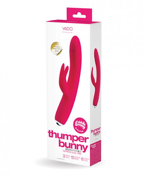 Vedo Thumper Bunny Rechargeable Dual Vibe Pretty Pink