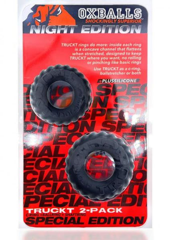 Oxballs Truckt 2-piece Cockring Plus+silicone Special Edition Night