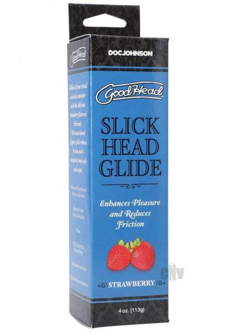 Goodhead Slick Head Glide Strawberry 4 Oz.