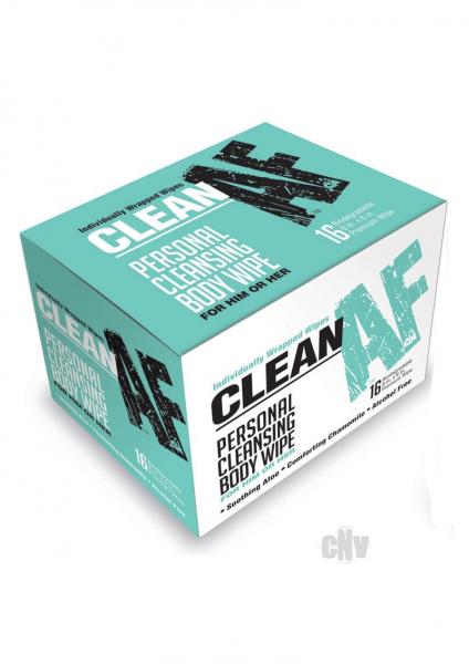 Clean Af Wipes Box Of 16