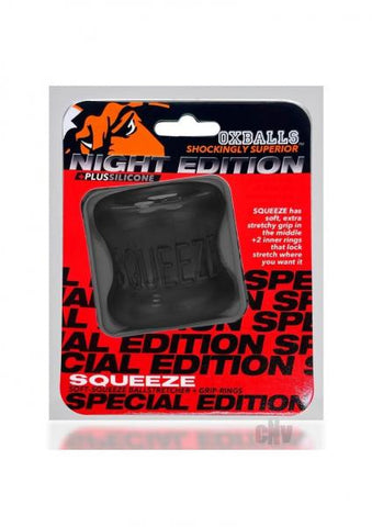 Oxballs Squeeze Ballstretcher Plus+silicone Special Edition Night