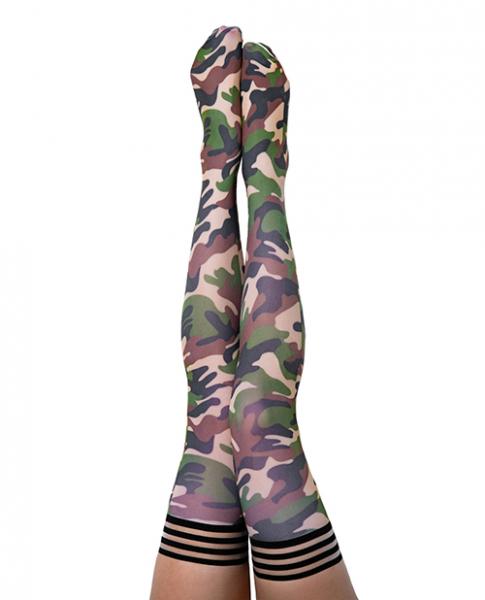 Kixies Alex Camouflage Thigh-high Size A