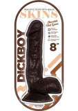 Dickboy Skins Dildo 8 In. Chocolate Lovers