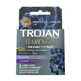 Trojan Bareskin Everythin 3-pack - Bareskin Raw, Original, And Studded