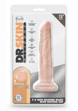 Dr. Skin Dr. Carter Dong With Suction Cup Silicone 7 In. Vanilla