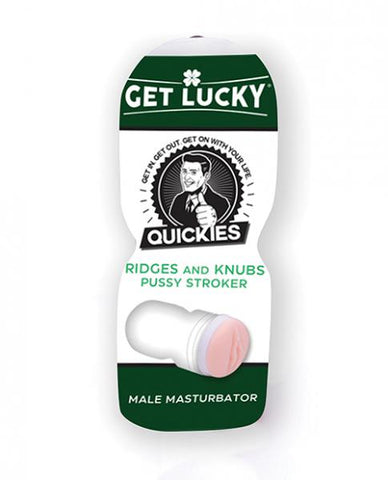 Get Lucky Quickies Ridges And Knubs Pussy Stroker Male Masturbator