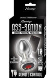 Ass-sation Remote Vibrating Metal Plug Silver