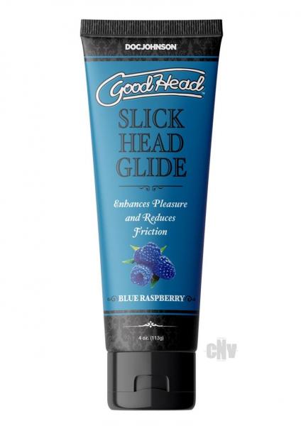 Goodhead Slick Head Glide Blue Raspberry 4 Oz.