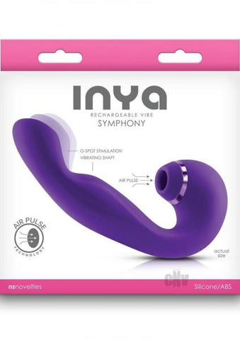 Inya Symphony Suction Dual Stimulator Purple