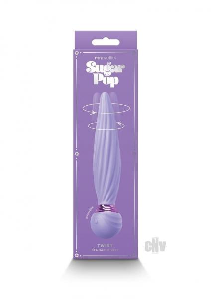 Sugar Pop Twist Gyrating Vibrator Purple