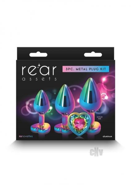 Rear Assets 3-piece Trainer Kit Multicolor Rainbow Heart