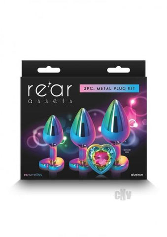 Rear Assets 3-piece Trainer Kit Multicolor Rainbow Heart