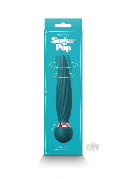 Sugar Pop Twist Gyrating Vibrator Teal