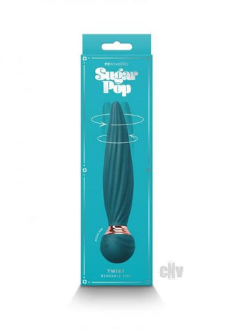Sugar Pop Twist Gyrating Vibrator Teal