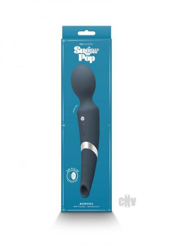 Sugar Pop Aurora Air Pulse And Wand Massager Blue
