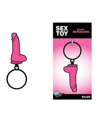 Sex Toy Keychain Pink Dildo