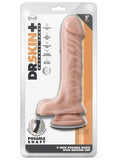 Dr. Skin Plus Posable Dildo With Balls 9 In. Vanilla