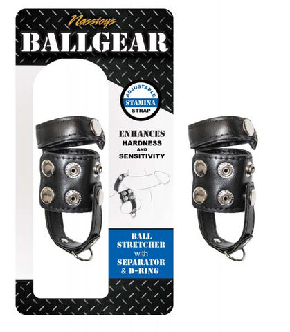 Ballgear Ball Stretcher With Separator & D-ring - Black