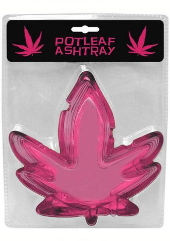 Pink Pot Leaf Ashtray