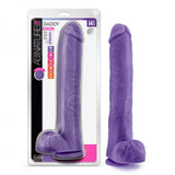 Au Naturel Bold Daddy Dildo 14 In. Purple