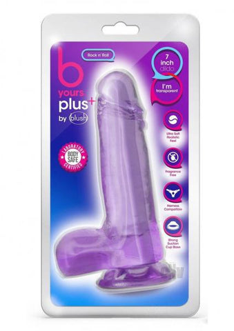 B Yours Plus Rock 'n' Roll Dildo Purple