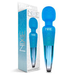 Nixie Rechargeable Wand Massager Blue Ombre Metallic