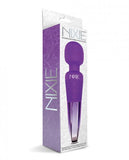 Nixie Rechargeable Wand Massager Purple Ombre Metallic