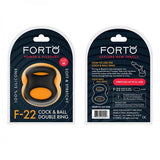 Forto F-22: Double Ring Liquid Silicone 53/55 Mm Black