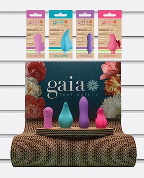 Gaia Eco Merch Kit With 3 Of Each: Love, Bliss, Caress, Delight