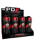 Pdx Elite Vibrating Pussy Mouth Ass Stroker Display Of 12