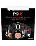 Pdx Elite Vibrating Pussy Mouth Ass Stroker Display Of 12
