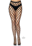 Rhinestone Jumbo Pothole Tights Os Black