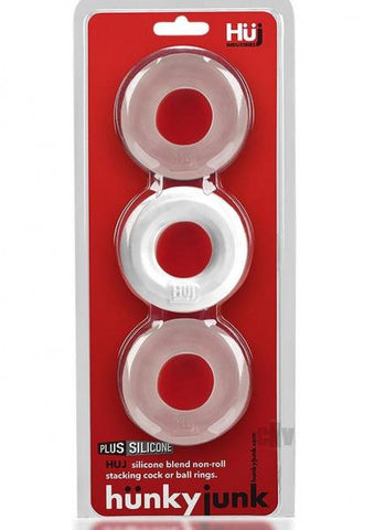 Huj3 3pk C-ring White Ice